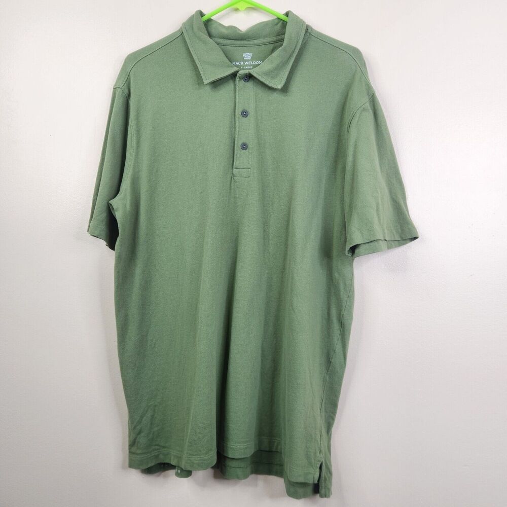 Mack Weldon Short Sleeve Minimalist Casual Polo Shirt XL